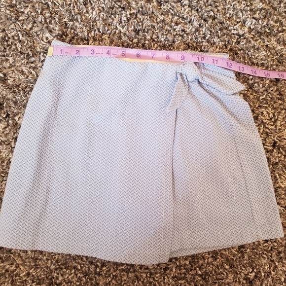 Light blue ribbed skort - Picture 2 of 4